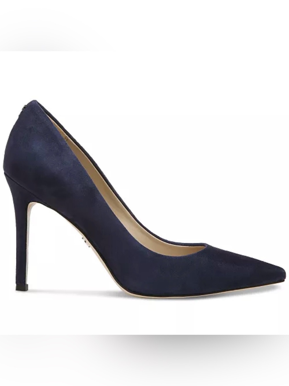 Sam Edelman Hazel Navy Suede Pointed Toe Stiletto Pumps Women’s US 8 M New - Picture 3 of 8